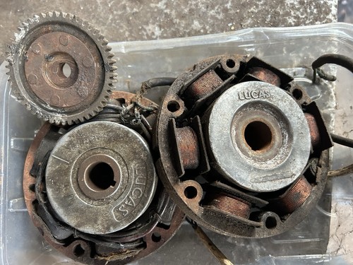 Two triumph alternators and - two,