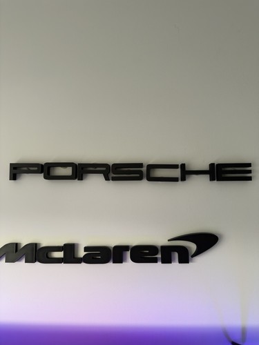 Porsche wall logo decor