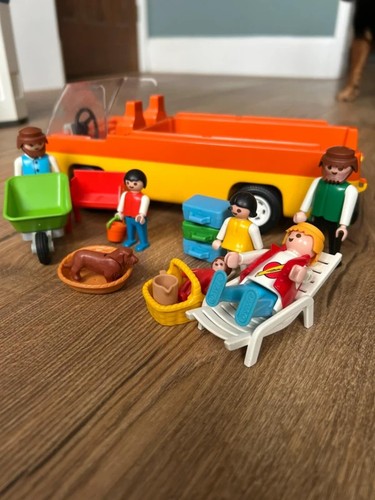 Vintage playmobil camper van - vintage,