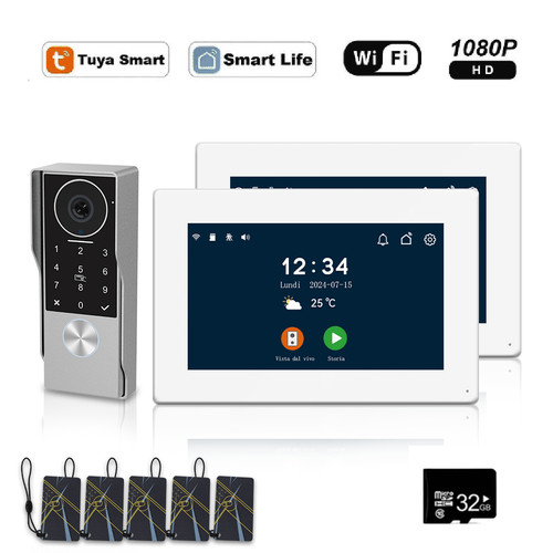 Wired video doorbell - 2-wired,