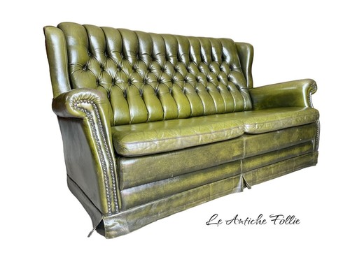 Chesterfield seater green - 3,