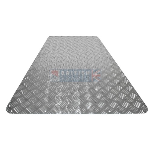 2mm silver chequer - silver, plate
