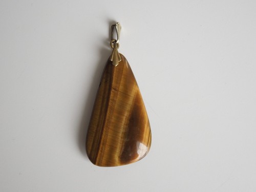 Tiger eye pendant large double - tiger,