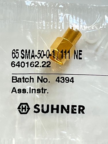 Suhner gold plated sma - suhner,