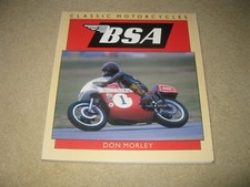 Classic BSA Motorcycles Book Morley gold star c15 b40 b25 b32 b34 v-twins ohv