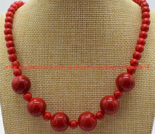 Beautiful natural 6mm 14mm red - natural,