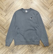 Nike Club Pullover Crew Neck Grey Sweatshirt Men’s M