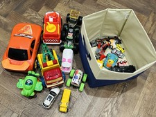 Kids Box Full of Toys Cars From Small to Big
