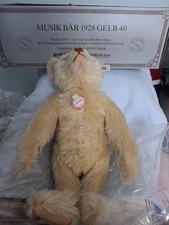 Steiff 407482 Musik Bear Replica 1928 - 1992 3602 of 8000 Ltd Ed Musical bear