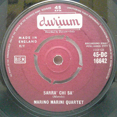 Marino marini quartet sarra - marini,