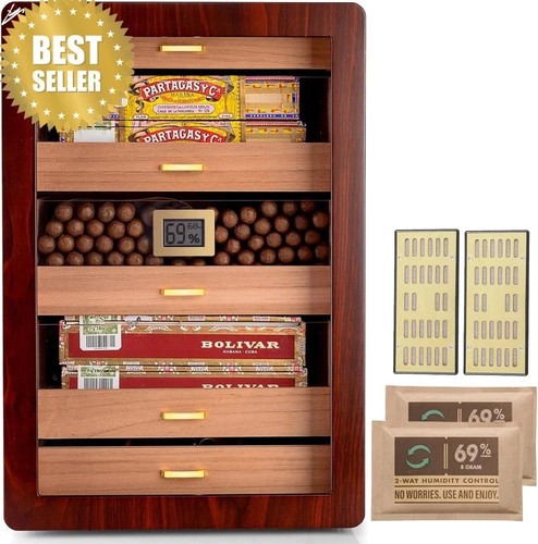 Cedar cigar humidor cabinet - cigar,