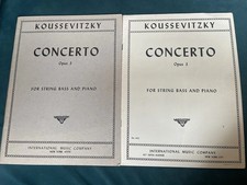Koussevitzky Concerto For String Bass And piano