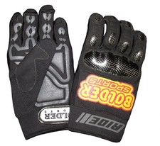 Adult Quad Bolder Sports MX Motocross Motorcycle Gloves Black M Clearance