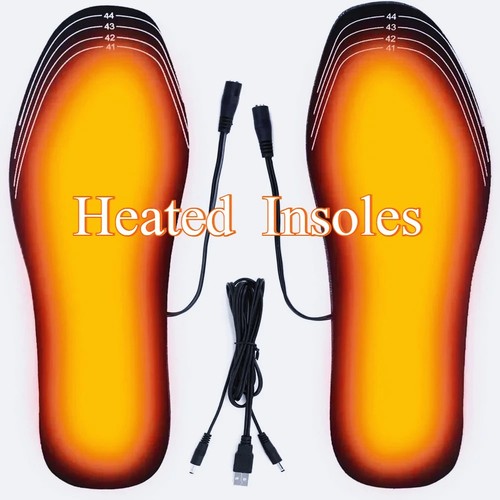 Usb heated insoles shoe - usb,