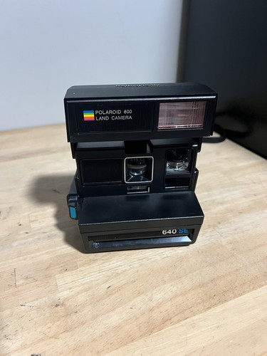 Vintage black polaroid 600 - vintage,