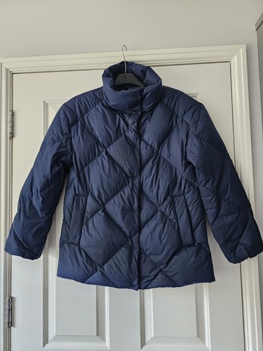 Womens navy quilted down - quilted,