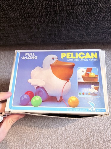 Vintage pull long pelican - vintage, pull-a-long