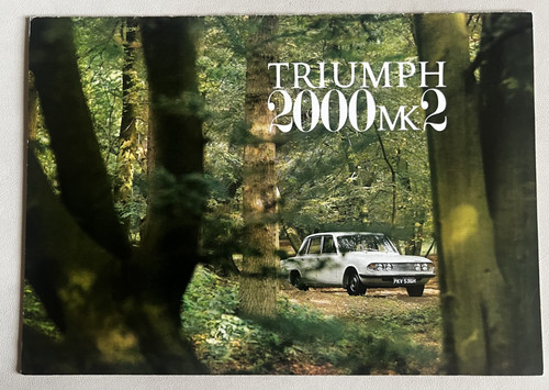 Triumph 2000 car - mk, brochure
