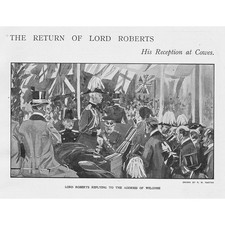 BOER WAR Lord Roberts Welcome