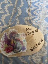 Outdoor Indoor Wood Welcome