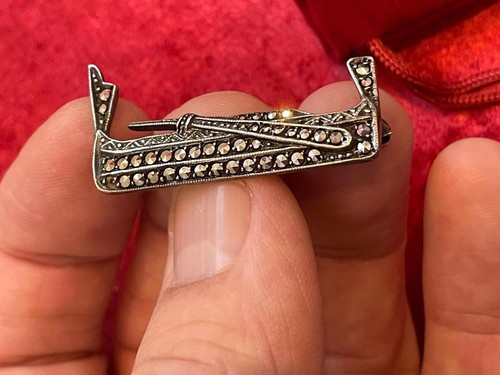 Viking sterling silver brooch