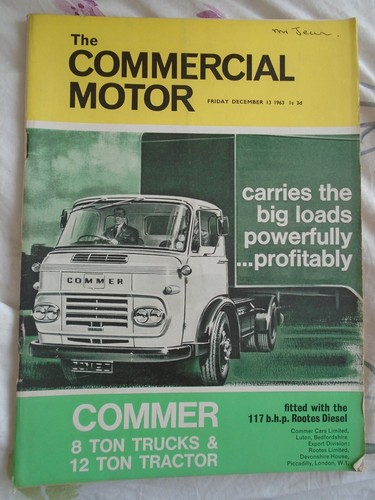 Commercial motor dec 1963 - 13,