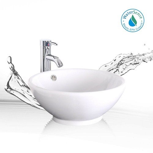 Round bathroom sink x16 - bathroom, 16"x16"