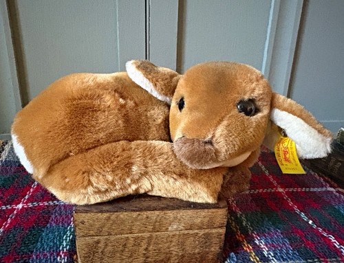 Vintage steiff 071157 lying - steiff,