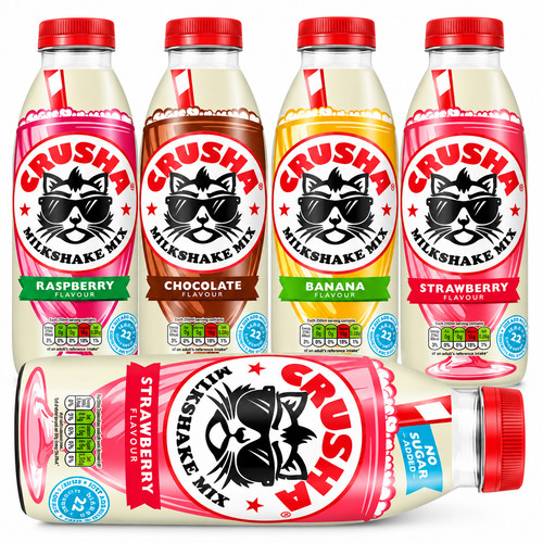 Crusha milkshake mix syrup - crusha, 1l