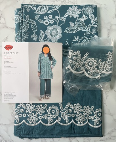 Khaadi piece embroidered - khaadi,