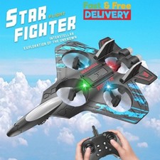 Fighter Airplane Stunt Remote Control Jet Plane Aircraft Outdoor With Light NEW
