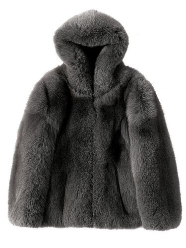 Winter fox fur coat men - winter,