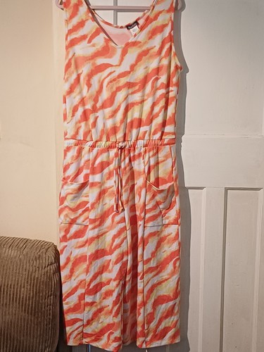 Kim jumpsuit orange wide - &, co