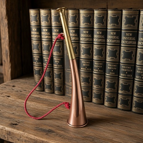 Vintage english hunting horn - vintage,