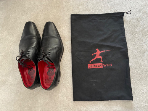 Jeffery west black shoes - jeffery-west,