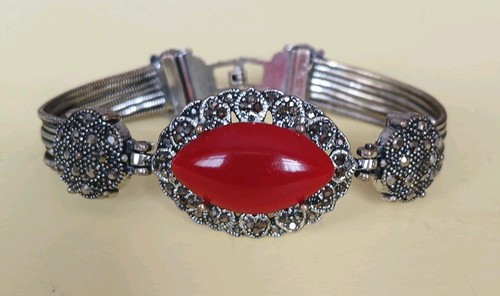 Vintage art deco marcasite - vintage, marcasite/