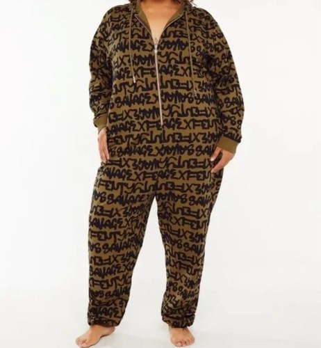 Fenty jumpsuit one piece zip - one,
