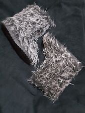 Grey Shaggy Fur Yeti Boots. Size 7. New