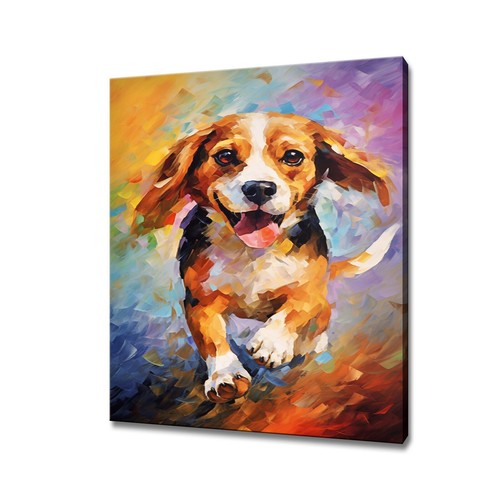 Beagle dog animal canvas - beagle,