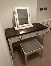 Wooden Dressing Table with stool and mirror