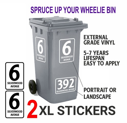 Wheelie bin numbers - wheelie,