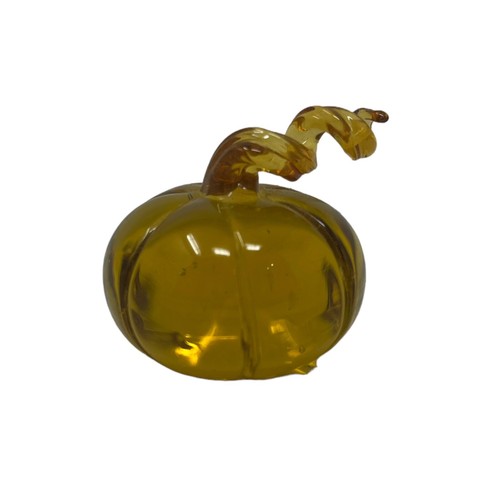 Art glass pumpkin - glass, hand
