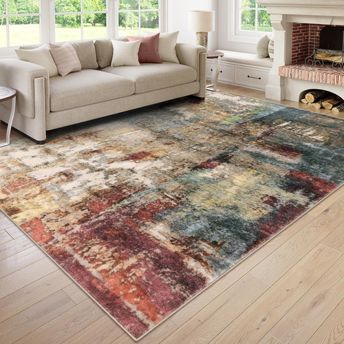 Washable runner rug with - washable,