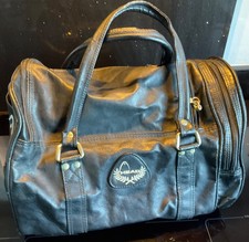 HEAD: Vintage (Early 90s) Holdall Gym Sports Tennis Bag, Black, USED