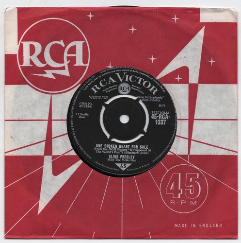 Elvis presley one broken - -,