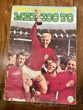 1970 World Cup Soccer Stars Mexico 70 Football Sticker Album Complete