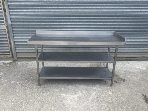 Stainless steel prep table - steel,