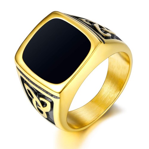 Men gold plated stainless - gold,