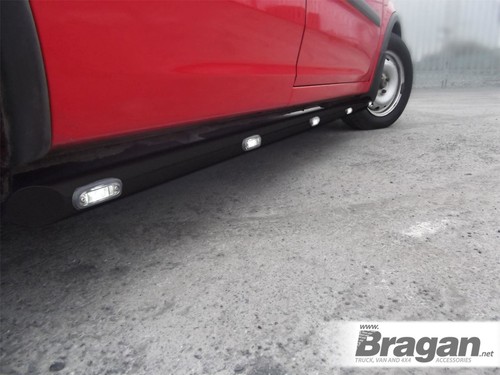 Side bars white leds to - side,