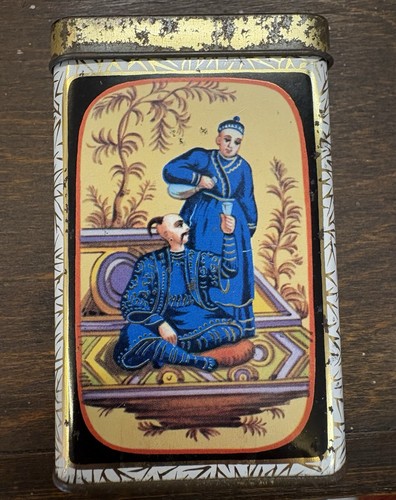 Vintage small oriental tin - vintage,